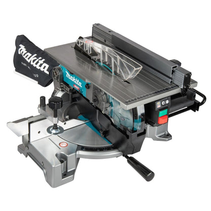 Makita LH001GZ 40V Max XGT Brushless 260mm Table Top Mitre Saw with 2 x 4.0Ah Battery & Charger