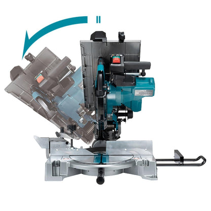 Makita LH001GZ 40V Max XGT Brushless 260mm Table Top Mitre Saw with 1 x 4.0Ah Battery & Charger