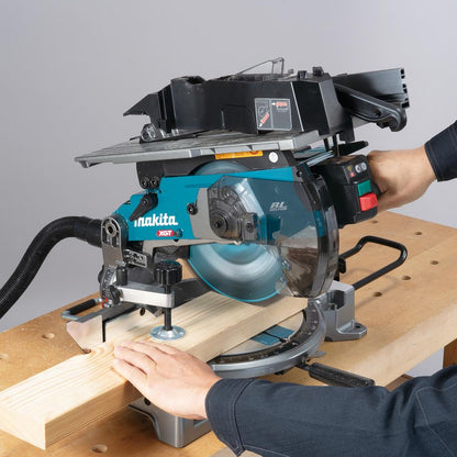 Makita LH001GZ 40V Max XGT Brushless 260mm Table Top Mitre Saw with 1 x 8.0Ah Battery & Charger