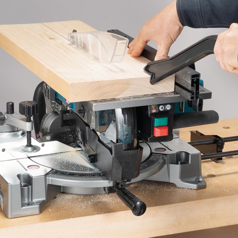 Makita LH001GZ 40V Max XGT Brushless 260mm Table Top Mitre Saw with 1 x 5.0Ah Battery & Charger