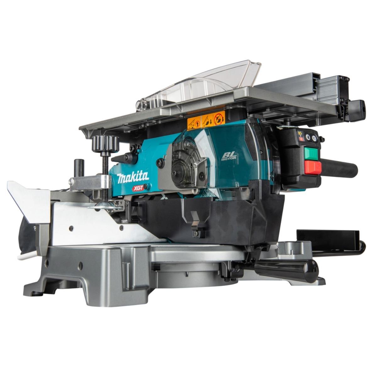 Makita LH001GZ 40V Max XGT Brushless 260mm Table Top Mitre Saw with 1 x 4.0Ah Battery & Charger