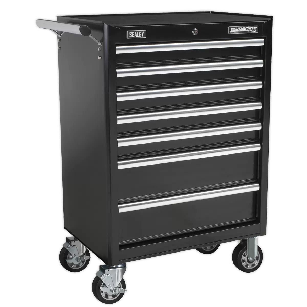Sealey APCOMBOBBTK58 15 Drawer Topchest with 147pc Tool Kit Black