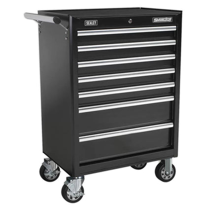 Sealey APCOMBOBBTK58 15 Drawer Topchest with 147pc Tool Kit Black