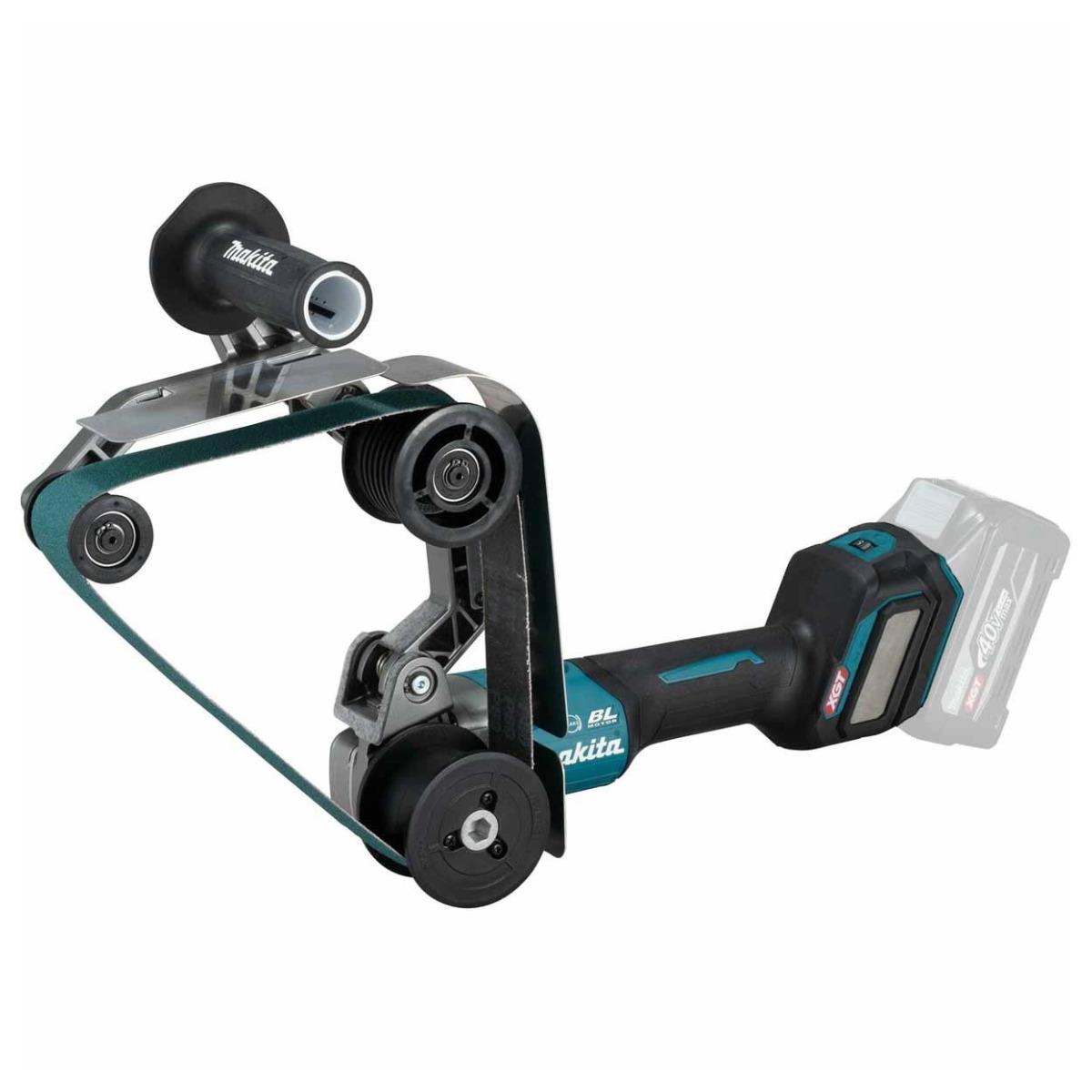Makita BS002GZ 40V Max XGT Brushless Pipe Belt Sander with 1 x 4.0Ah Battery & Charger
